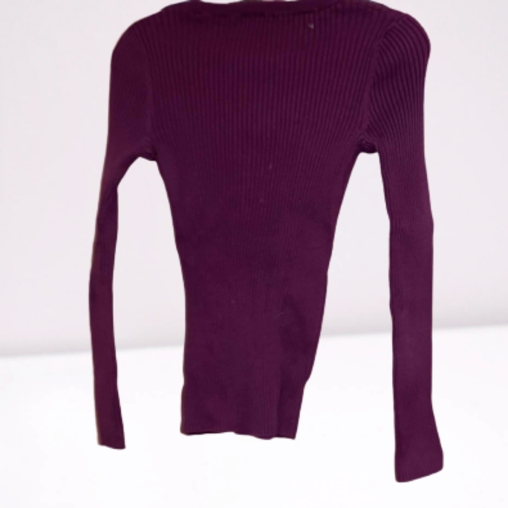 Anne Klein Ruffle Neck Sweater - Picture 4 of 9